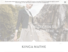 Tablet Screenshot of kinga-mathe.com